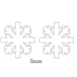 Coloring page: Snowflake (Nature) #160500 - Free Printable Coloring Pages