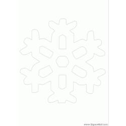 Coloring page: Snowflake (Nature) #160507 - Free Printable Coloring Pages