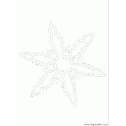 Coloring page: Snowflake (Nature) #160520 - Free Printable Coloring Pages