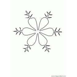 Coloring page: Snowflake (Nature) #160529 - Free Printable Coloring Pages