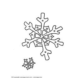 Coloring page: Snowflake (Nature) #160591 - Free Printable Coloring Pages