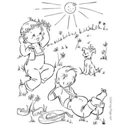 Coloring page: Spring season (Nature) #164804 - Free Printable Coloring Pages