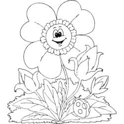 Coloring page: Spring season (Nature) #164842 - Free Printable Coloring Pages