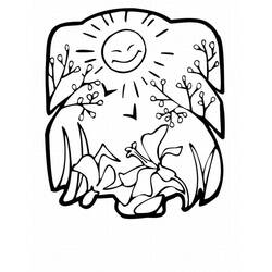 Coloring page: Spring season (Nature) #164849 - Free Printable Coloring Pages