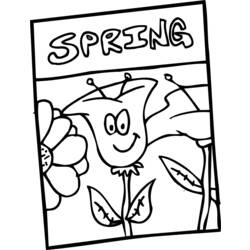 Coloring page: Spring season (Nature) #164874 - Free Printable Coloring Pages