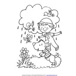 Coloring page: Spring season (Nature) #164878 - Free Printable Coloring Pages