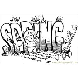 Coloring page: Spring season (Nature) #164892 - Free Printable Coloring Pages