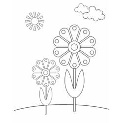 Coloring page: Spring season (Nature) #164900 - Free Printable Coloring Pages