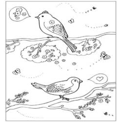 Coloring page: Spring season (Nature) #164940 - Free Printable Coloring Pages