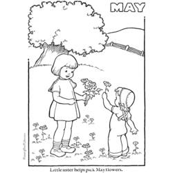 Coloring page: Spring season (Nature) #164970 - Free Printable Coloring Pages