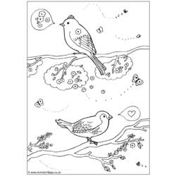 Coloring page: Spring season (Nature) #164985 - Free Printable Coloring Pages