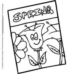 Coloring page: Spring season (Nature) #164991 - Free Printable Coloring Pages