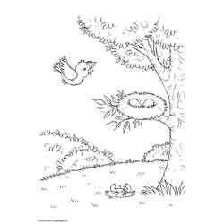 Coloring page: Spring season (Nature) #164996 - Free Printable Coloring Pages