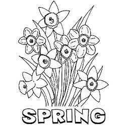 Coloring page: Spring season (Nature) #164999 - Free Printable Coloring Pages