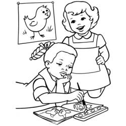 Coloring page: Spring season (Nature) #165015 - Free Printable Coloring Pages