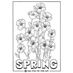 Coloring page: Spring season (Nature) #165030 - Free Printable Coloring Pages