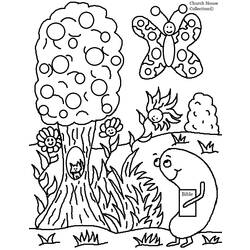 Coloring page: Spring season (Nature) #165060 - Free Printable Coloring Pages