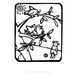 Coloring page: Spring season (Nature) #165062 - Free Printable Coloring Pages