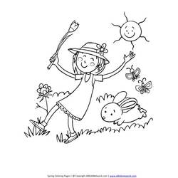 Coloring page: Spring season (Nature) #165072 - Free Printable Coloring Pages
