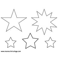 Coloring page: Star (Nature) #155869 - Printable coloring pages
