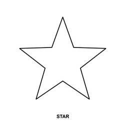 Coloring page: Star (Nature) #155881 - Printable coloring pages
