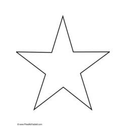 Coloring page: Star (Nature) #155901 - Printable coloring pages