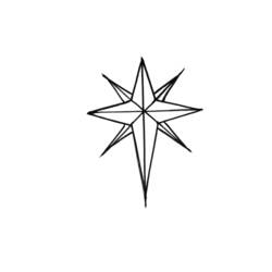 Coloring page: Star (Nature) #155940 - Printable coloring pages