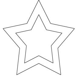 Coloring page: Star (Nature) #155947 - Free Printable Coloring Pages