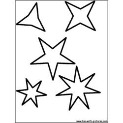 Coloring page: Star (Nature) #156083 - Printable coloring pages