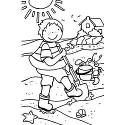 Coloring page: Summer season (Nature) #165109 - Printable coloring pages