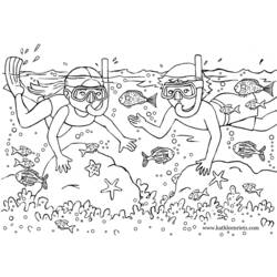 Coloring page: Summer season (Nature) #165129 - Printable coloring pages