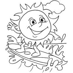 Coloring page: Summer season (Nature) #165147 - Free Printable Coloring Pages