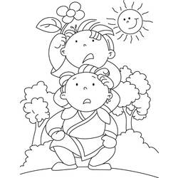 Coloring page: Summer season (Nature) #165150 - Free Printable Coloring Pages
