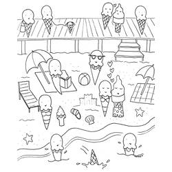 Coloring page: Summer season (Nature) #165158 - Printable coloring pages