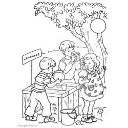 Coloring page: Summer season (Nature) #165194 - Free Printable Coloring Pages