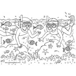 Coloring page: Summer season (Nature) #165242 - Printable coloring pages