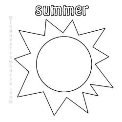 Coloring page: Summer season (Nature) #165338 - Free Printable Coloring Pages