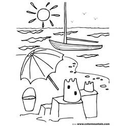 Coloring page: Summer season (Nature) #165442 - Printable coloring pages