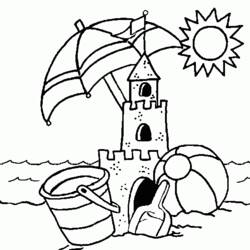 Coloring page: Summer season (Nature) #165443 - Printable coloring pages