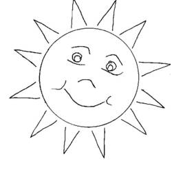 Coloring page: Sun (Nature) #157900 - Printable coloring pages