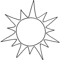 Coloring page: Sun (Nature) #157904 - Printable coloring pages