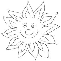 Coloring page: Sun (Nature) #157916 - Free Printable Coloring Pages