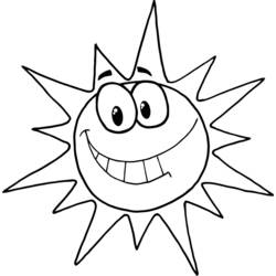 Coloring page: Sun (Nature) #157920 - Printable coloring pages