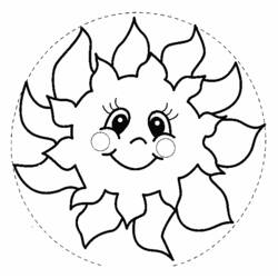 Coloring page: Sun (Nature) #157924 - Free Printable Coloring Pages