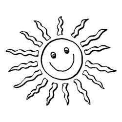 Coloring page: Sun (Nature) #157929 - Printable coloring pages