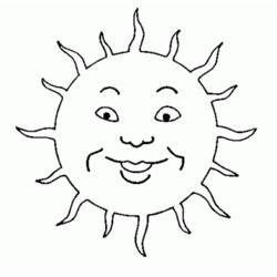 Coloring page: Sun (Nature) #157935 - Free Printable Coloring Pages