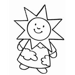 Coloring page: Sun (Nature) #157948 - Free Printable Coloring Pages
