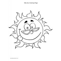 Coloring page: Sun (Nature) #157950 - Printable coloring pages