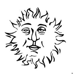 Coloring page: Sun (Nature) #157952 - Free Printable Coloring Pages
