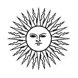 Coloring page: Sun (Nature) #157958 - Printable coloring pages